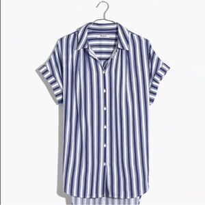 Madewell Central Shirt in Shea Stripe